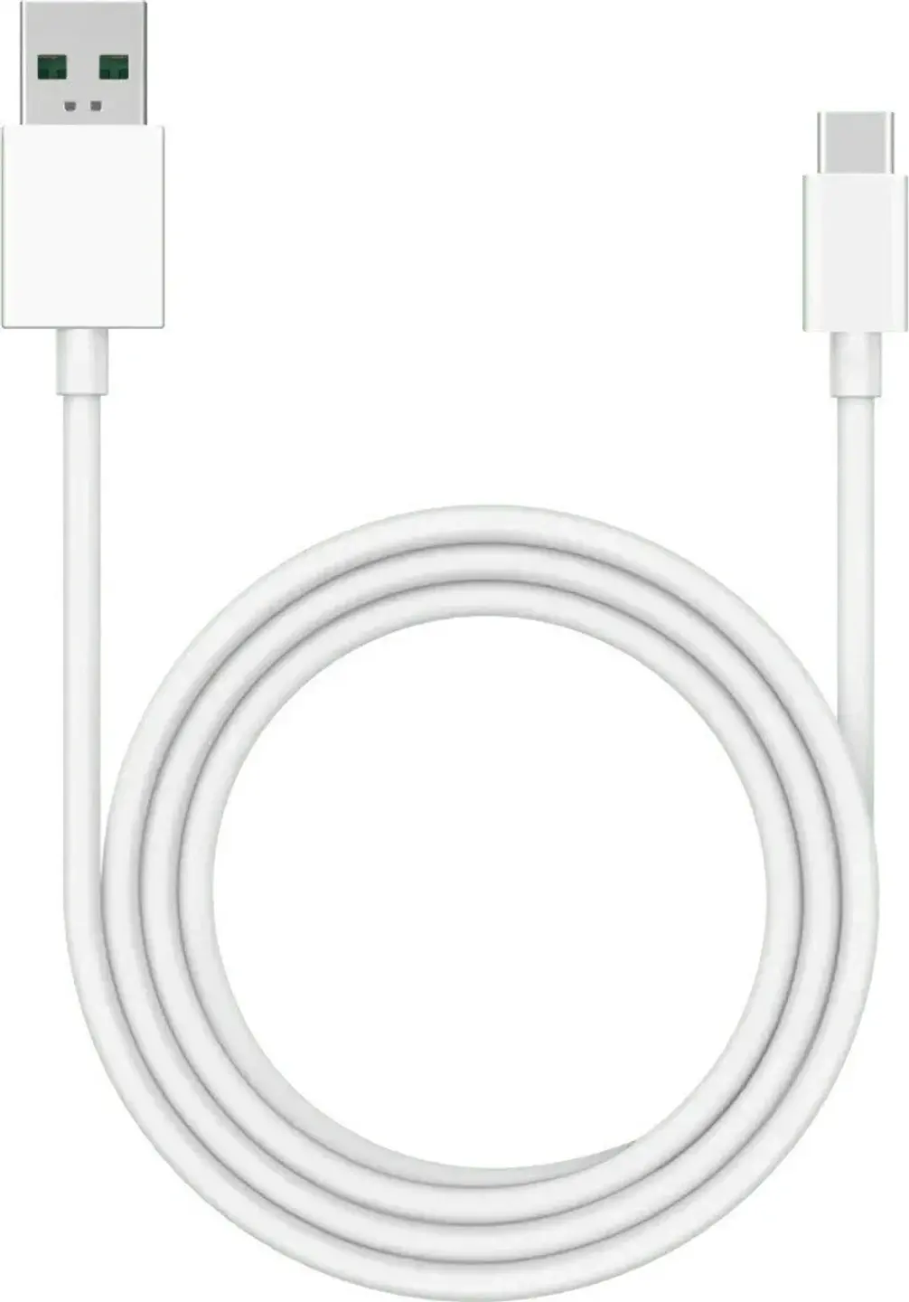 realme USBType Cable 8 A 100 cm DL129 (Compatible with Mobile Phones with SuperVooC Charging Input, White, USB Type A To USB Type C, 80 W)