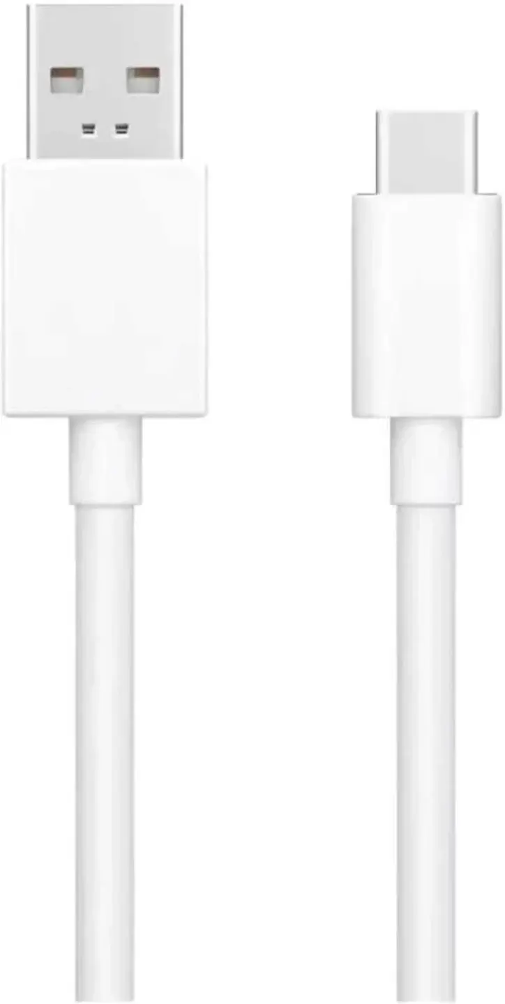 realme USBType Cable 8 A 100 cm DL129 (Compatible with Mobile Phones with SuperVooC Charging Input, White, USB Type A To USB Type C, 80 W)